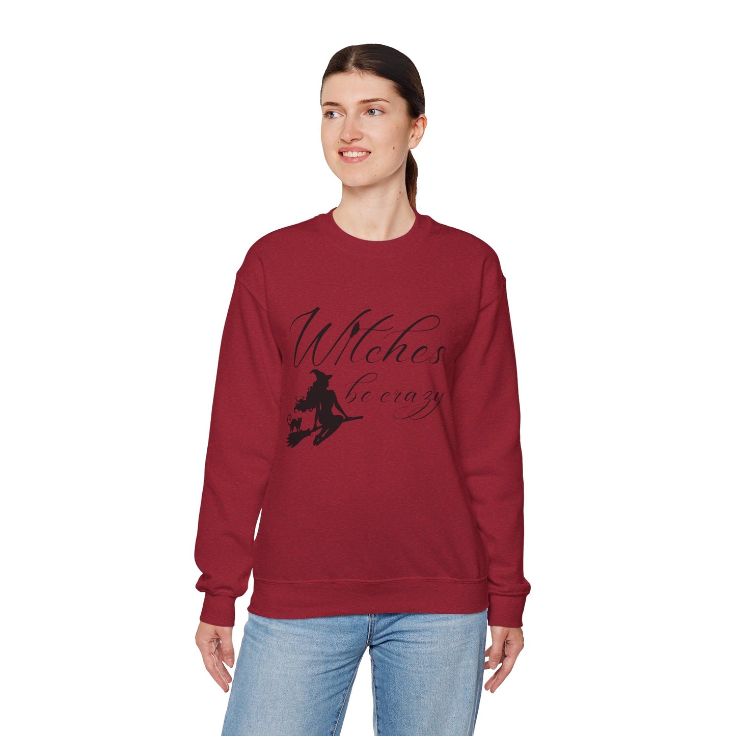 Witches Be Crazy Crewneck Sweatshirt