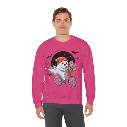 Bicycle Ghost Crewneck Sweatshirt