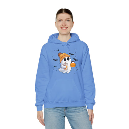 Trick or Treat Ghost Unisex Hooded Sweatshirt