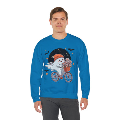 Bicycle Ghost Crewneck Sweatshirt