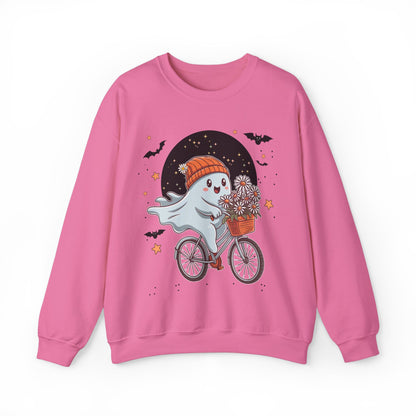 Bicycle Ghost Crewneck Sweatshirt