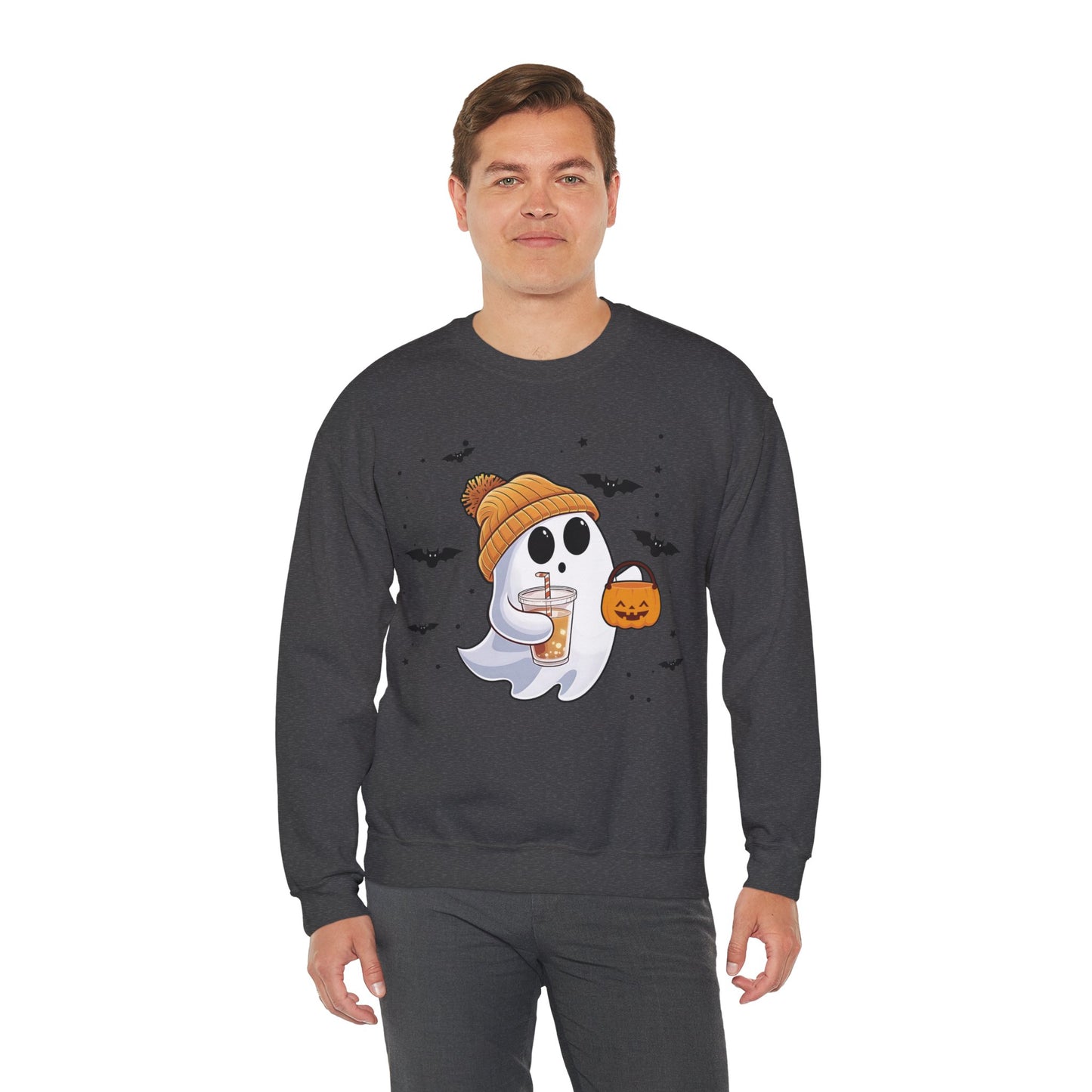 Trick of Treat Ghost Crewneck Sweatshirt