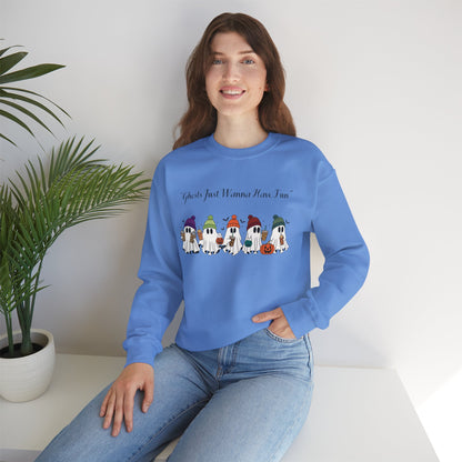 Ghosts Having Fun Crewneck Sweatshirt