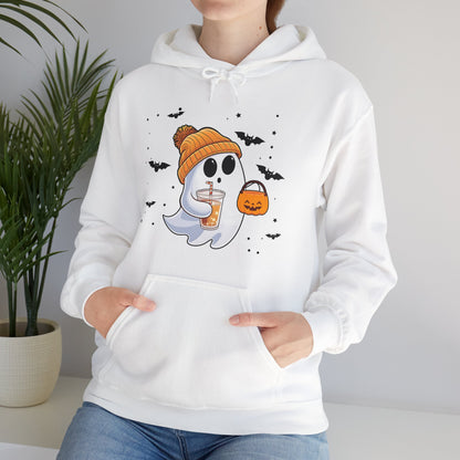 Trick or Treat Ghost Unisex Hooded Sweatshirt