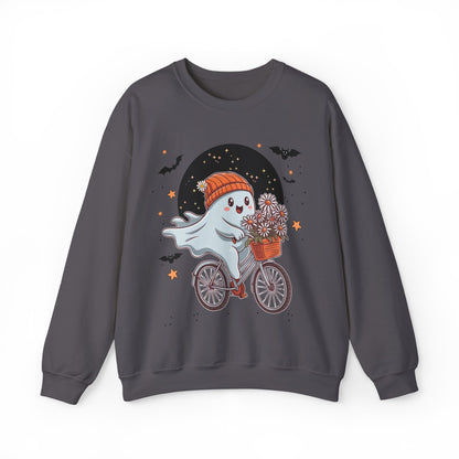 Bicycle Ghost Crewneck Sweatshirt