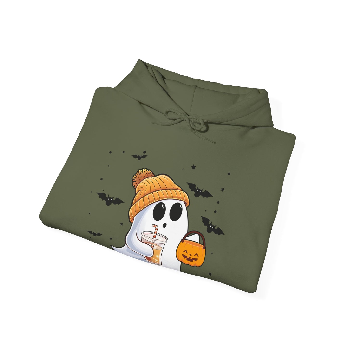 Trick or Treat Ghost Unisex Hooded Sweatshirt