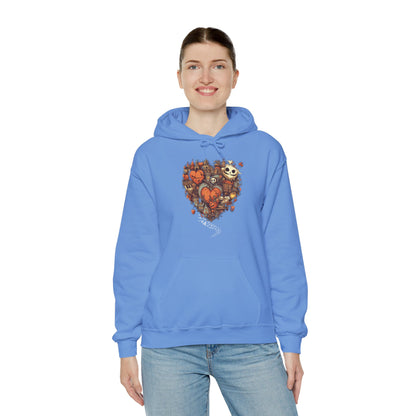 Halloween Heart Unisex Hooded Sweatshirt