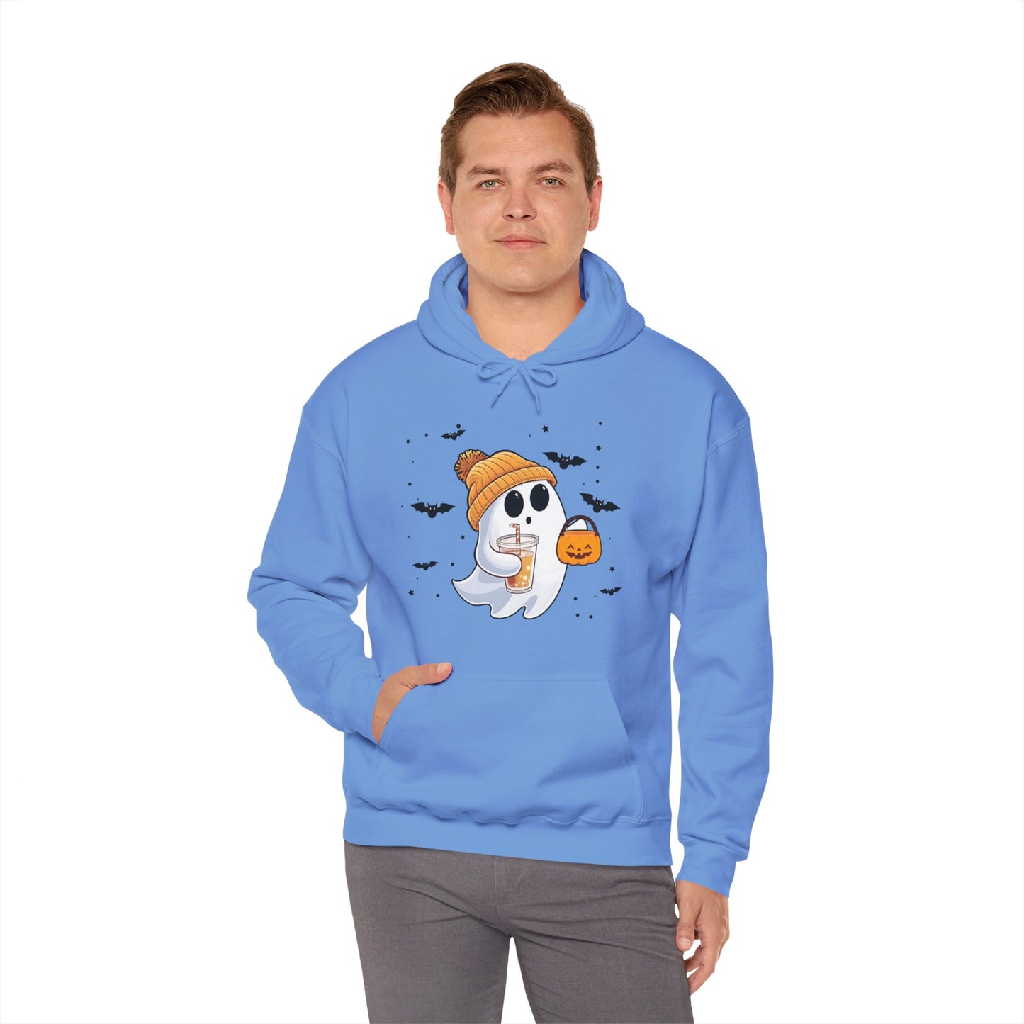 Trick or Treat Ghost Unisex Hooded Sweatshirt