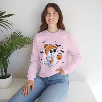 Trick of Treat Ghost Crewneck Sweatshirt