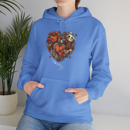 Halloween Heart Unisex Hooded Sweatshirt