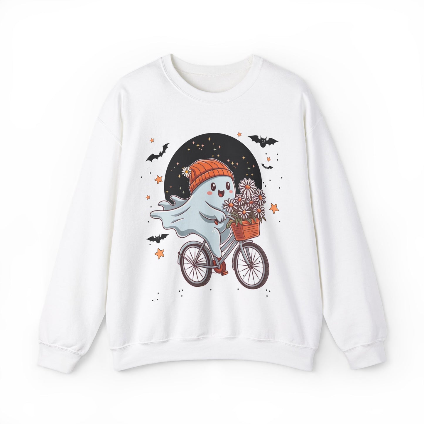 Bicycle Ghost Crewneck Sweatshirt