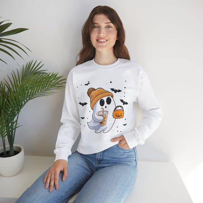 Trick of Treat Ghost Crewneck Sweatshirt