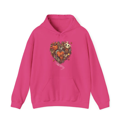 Halloween Heart Unisex Hooded Sweatshirt