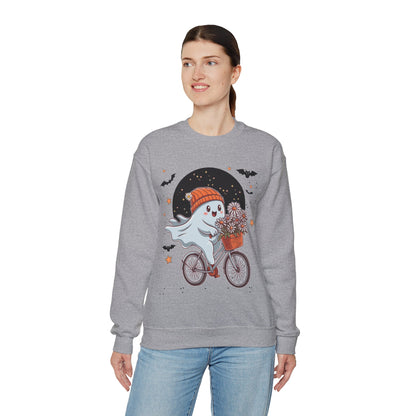 Bicycle Ghost Crewneck Sweatshirt