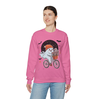 Bicycle Ghost Crewneck Sweatshirt