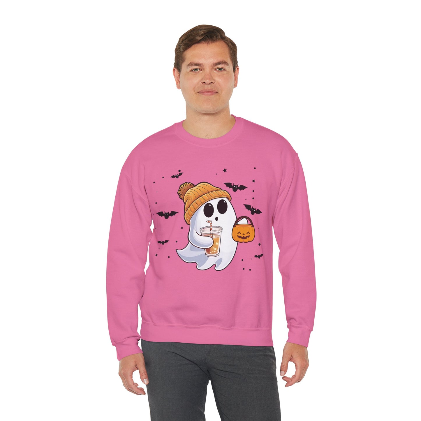 Trick of Treat Ghost Crewneck Sweatshirt