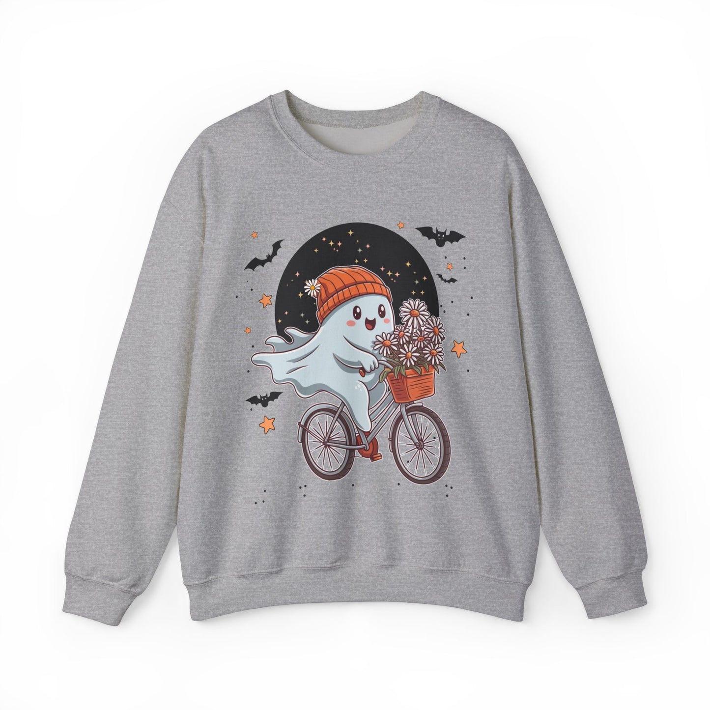 Bicycle Ghost Crewneck Sweatshirt