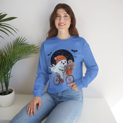 Bicycle Ghost Crewneck Sweatshirt