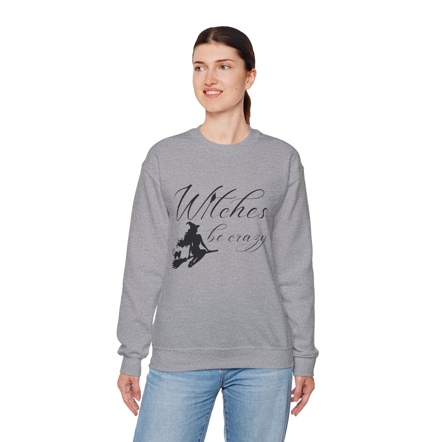 Witches Be Crazy Crewneck Sweatshirt