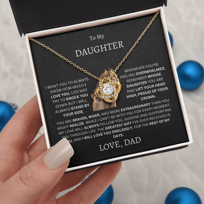 To My Daughter (Dad's Love Necklace)