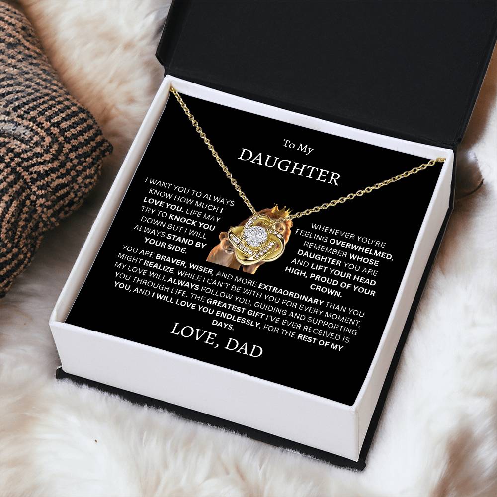 To My Daughter (Dad's Love Necklace)