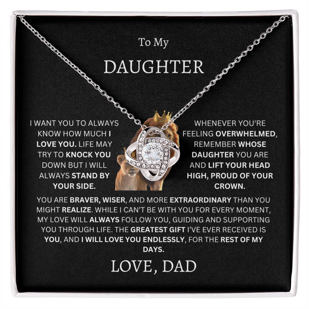 To My Daughter (Dad's Love Necklace)