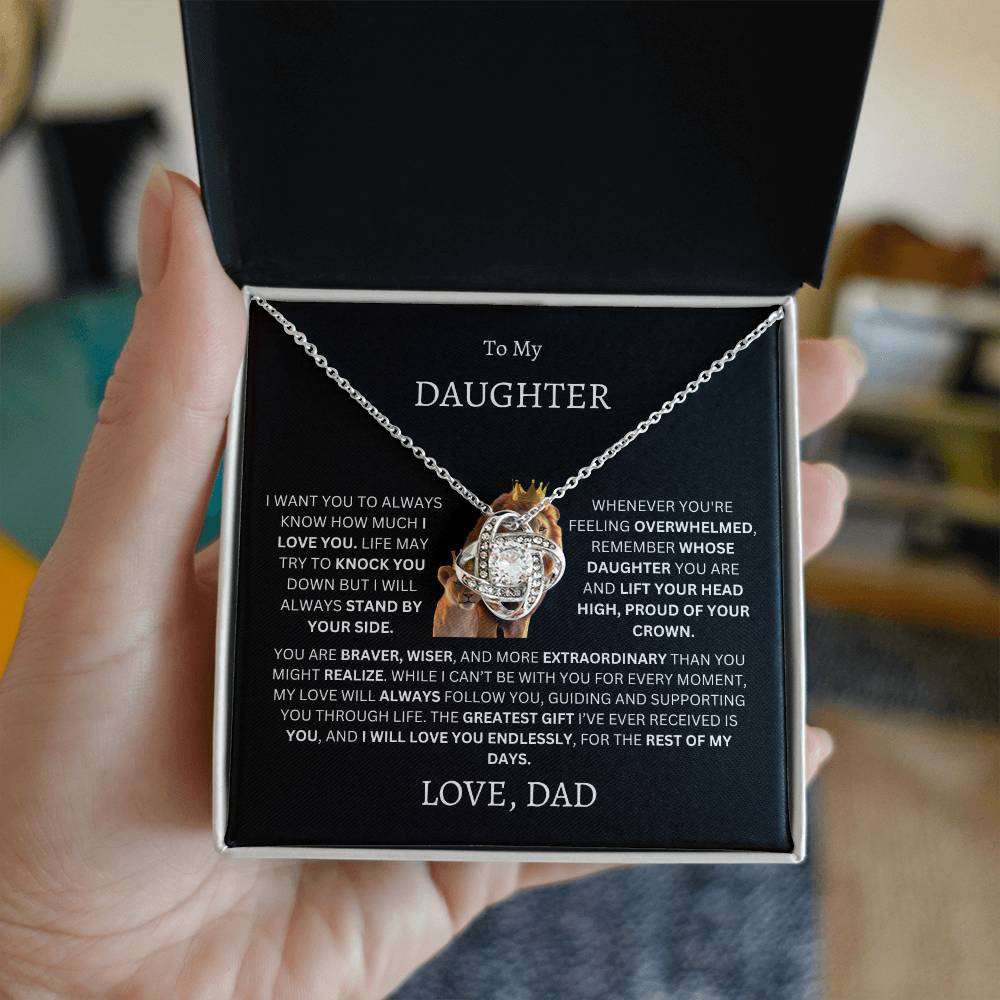 To My Daughter (Dad's Love Necklace)