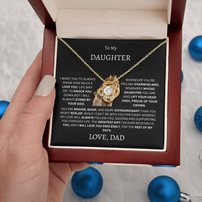 To My Daughter (Dad's Love Necklace)