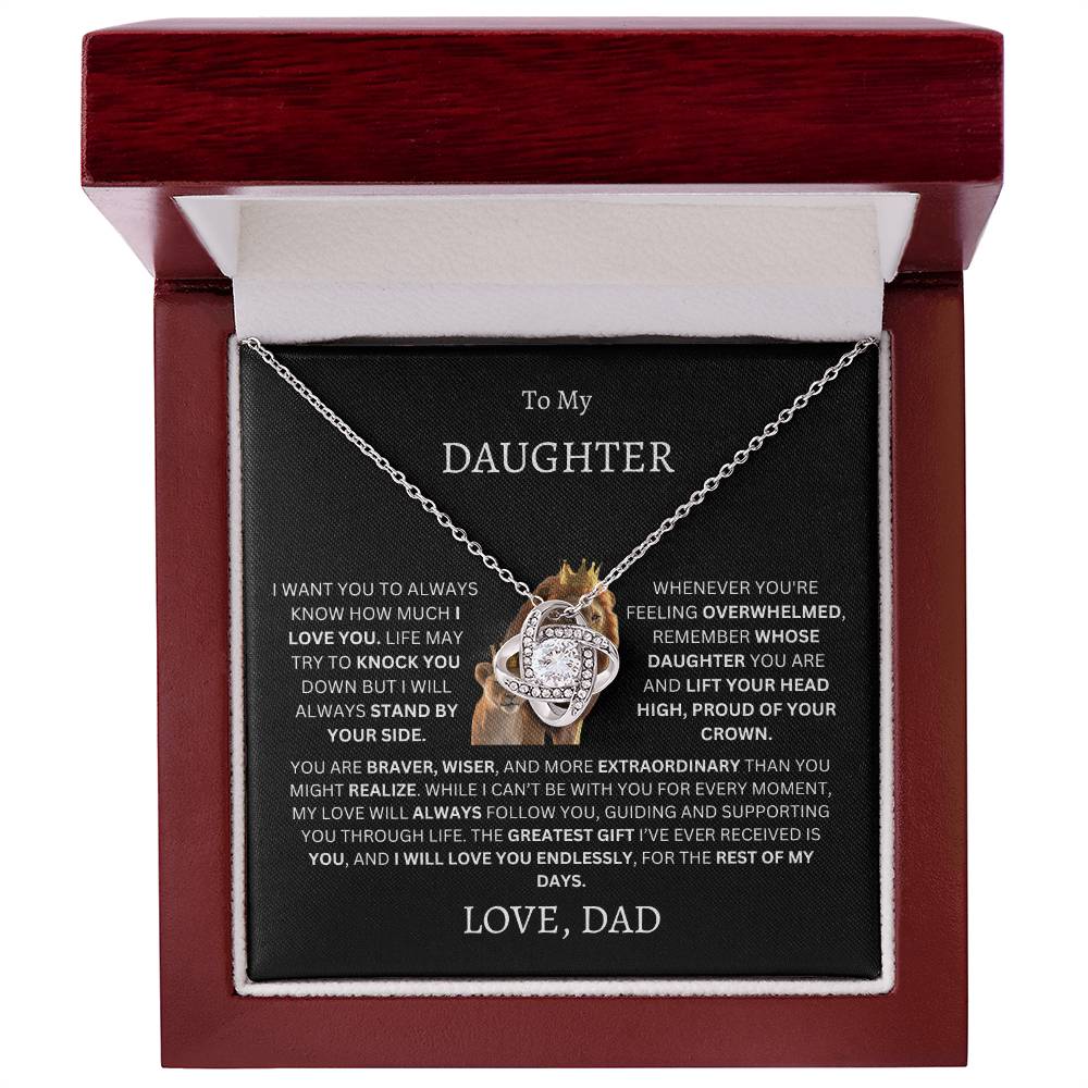 To My Daughter (Dad's Love Necklace)