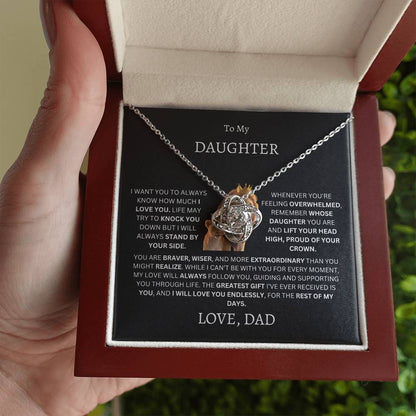 To My Daughter (Dad's Love Necklace)