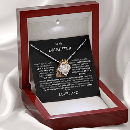 To My Daughter (Dad's Love Necklace)