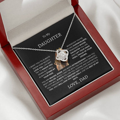 To My Daughter (Dad's Love Necklace)