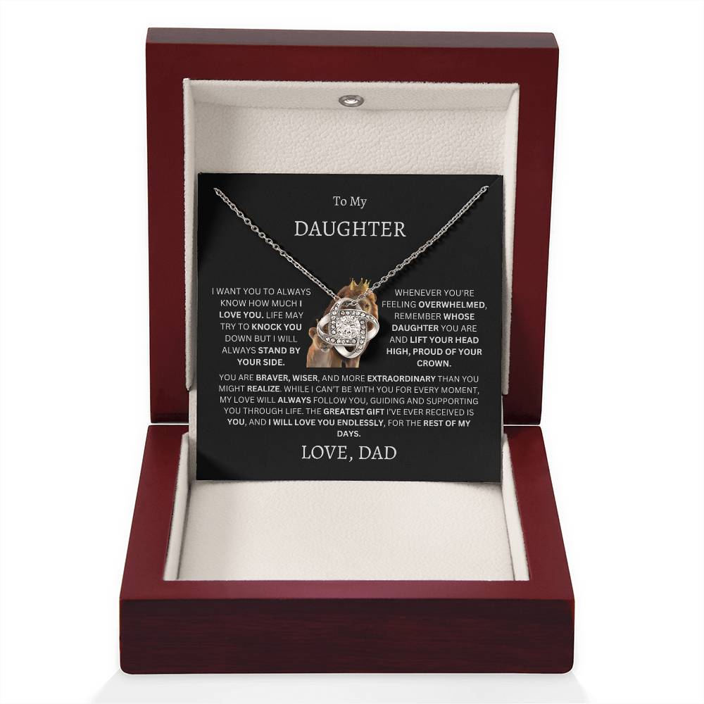 To My Daughter (Dad's Love Necklace)